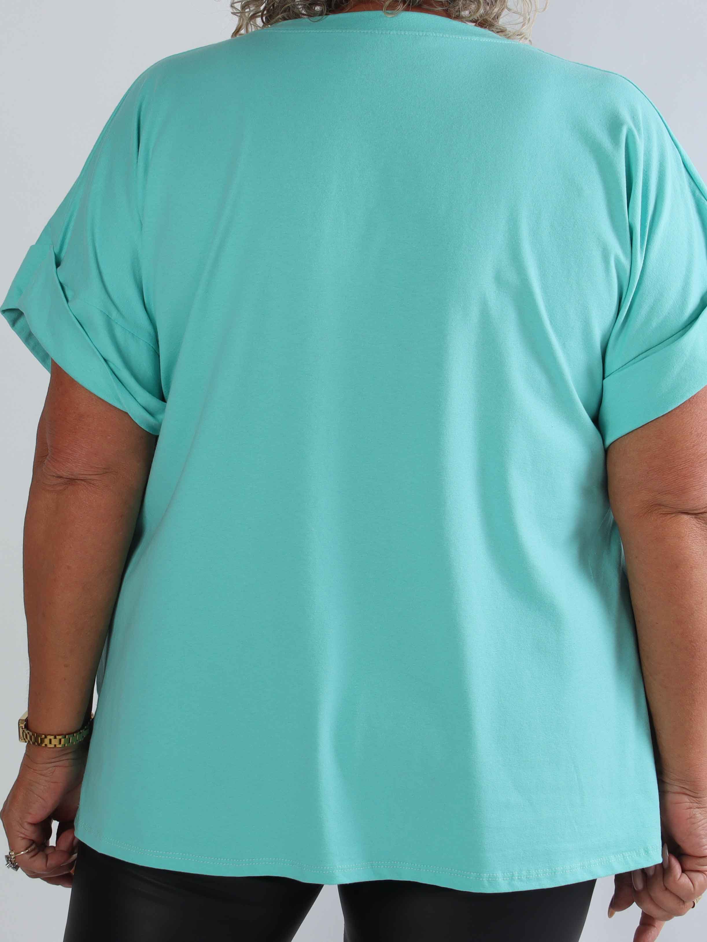 Leni - Plus size t-shirt med SOHO New York stående på brystet